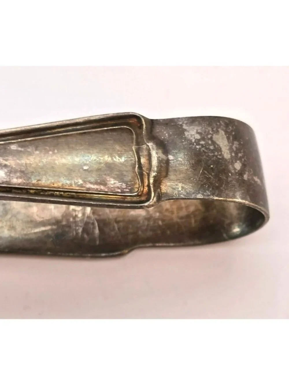 Antique Silverplate Sugar Tongs Serving Utensil Floral Claw Ends 4